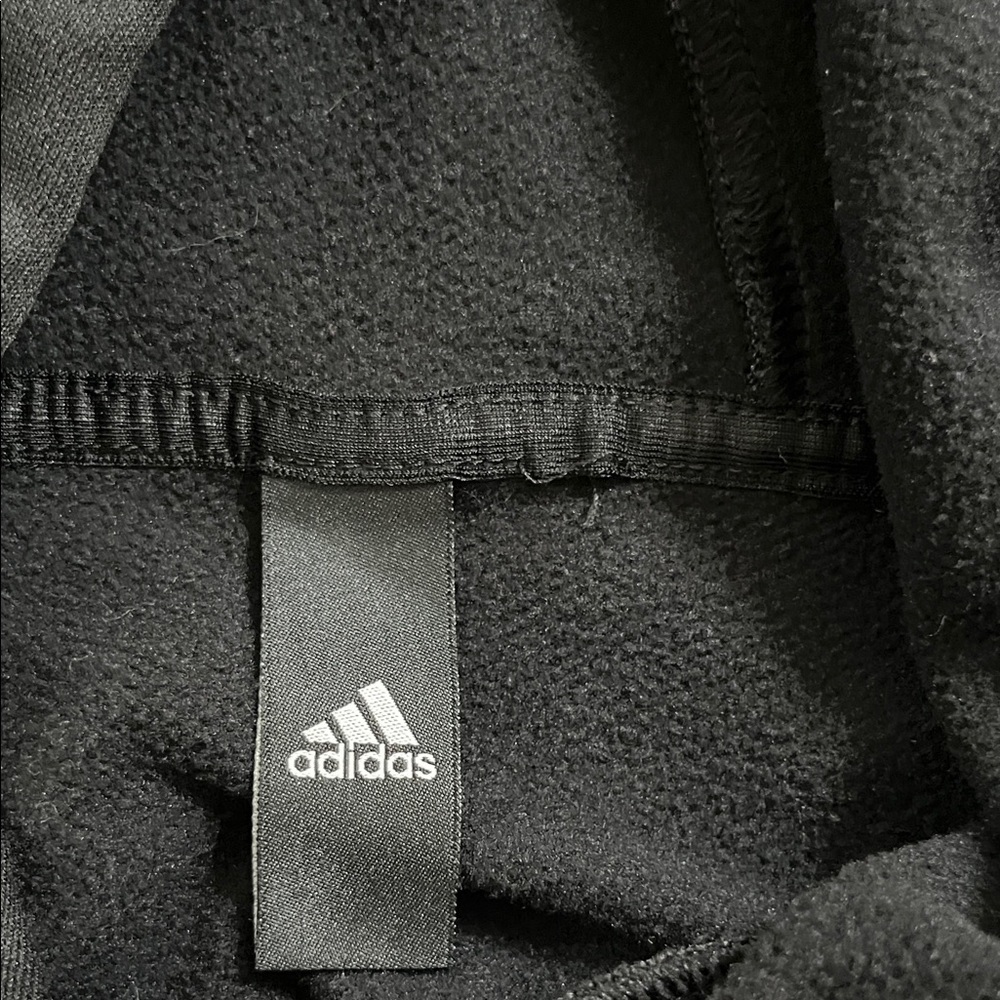 Adidas Black and White Logo Hoodie - Picture 5 of 8